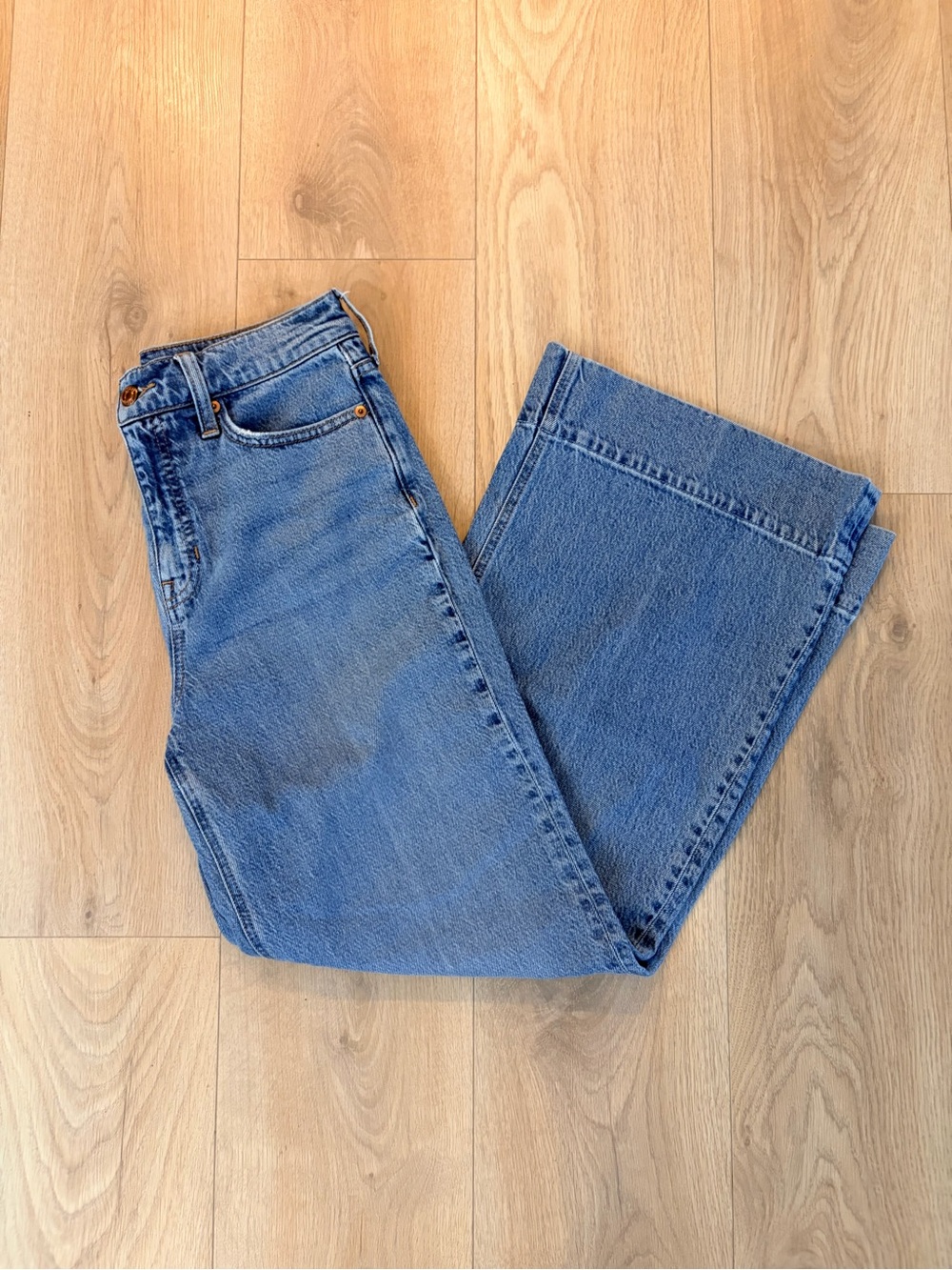 J. Crew Classic High-Rise Straight Leg Women's Jeans - Blue